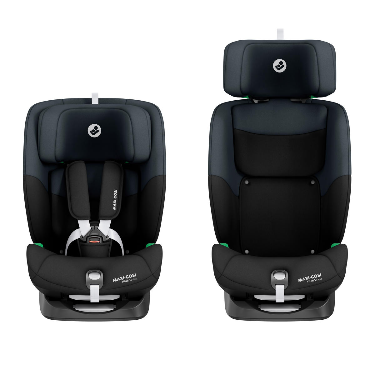 KINDERAUTOSITZ Titan I-Size  - Schwarz, Basics, Kunststoff/Metall (44,4/56,7-80,2/52,3-57,4cm) - Maxi-Cosi