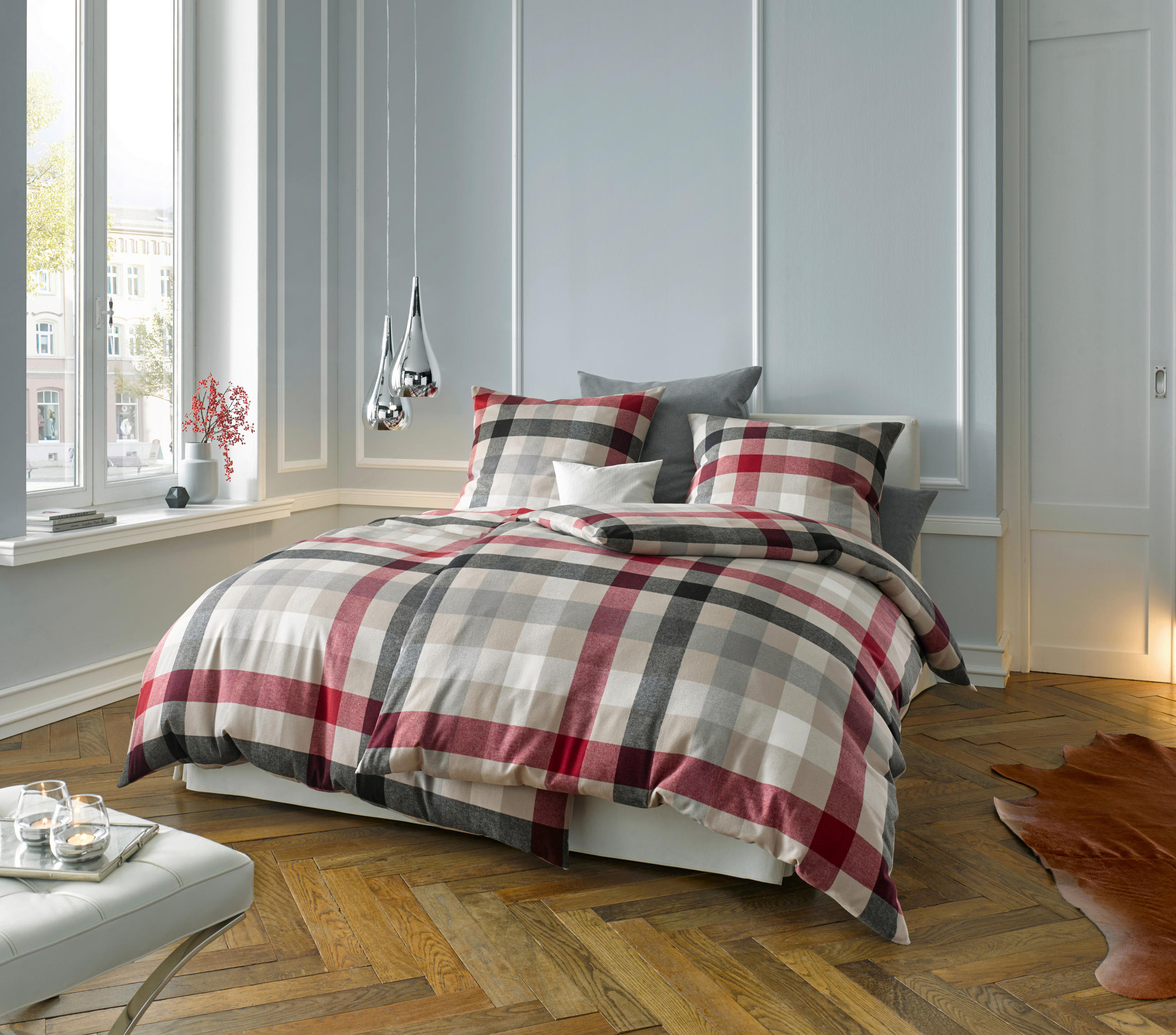 BETTWÄSCHE Lech Flanell 155/200 cm  - Multicolor, Design, Textil (155/200cm) - Fleuresse