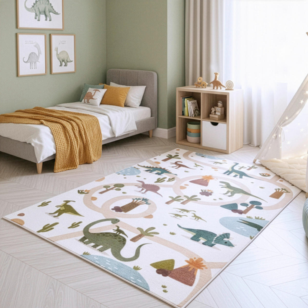 KINDERTEPPICH 160/230 cm COCO  - Creme, Trend, Kunststoff/Textil (160/230cm) - Ayyildiz 