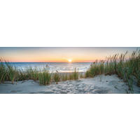 KEILRAHMENBILD Strand & Meer  - Multicolor, Natur, Holz/Papier (180/60cm)