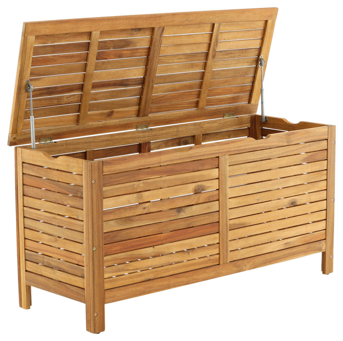 KISSENBOX 130/64.5/48 cm  - Akaziefarben, KONVENTIONELL, Holz (130/64.5/48cm) - Gardenson