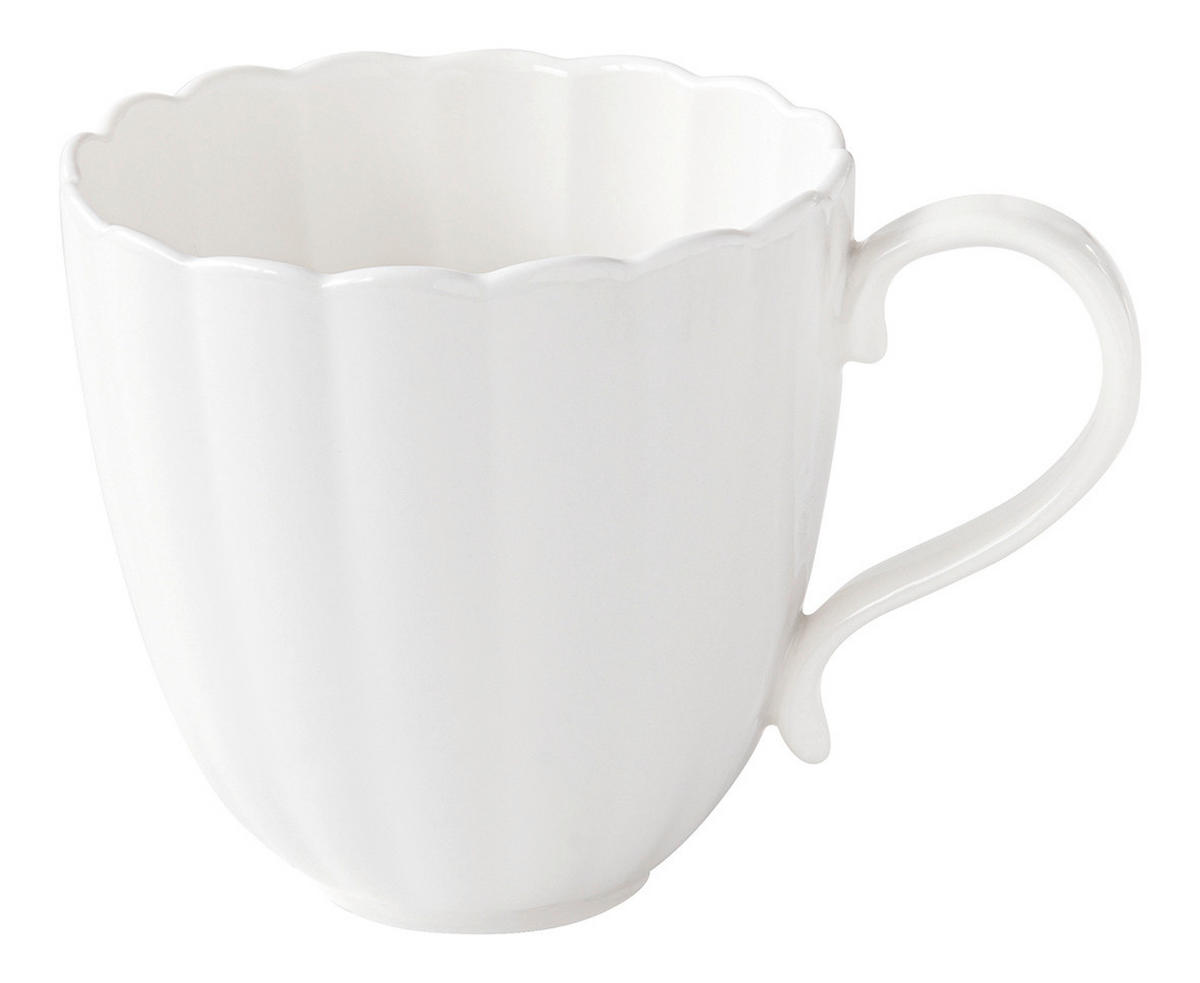 POHÁR  - fehér, Romantik / Landhaus, kerámia (0.35l) - Easy Life