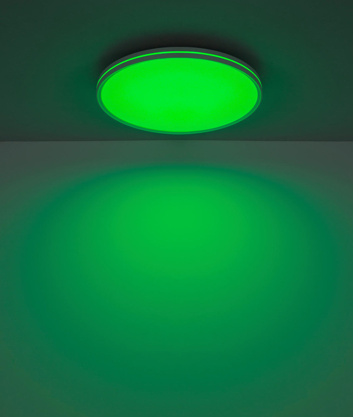 STROPNA LED-SVETILKA  Dwain   2700-6500 K 230 V  - bela, Design, umetna masa (37/7cm) - Globo