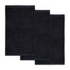 FROTTIERSET Schwarz 3-teilig  - Schwarz, Basics, Textil (30/50cm) - Moeve