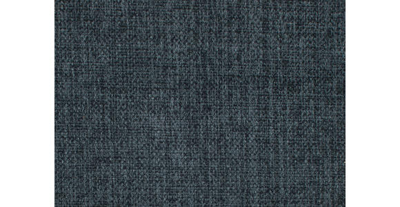 ECKSOFA in Flachgewebe, Leinenoptik Dunkelblau  - Schwarz/Dunkelblau, Design, Textil/Metall (247/208cm) - Xora