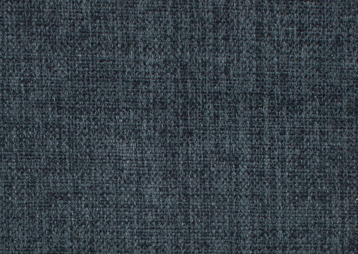 ECKSOFA in Flachgewebe, Leinenoptik Dunkelblau  - Schwarz/Dunkelblau, Design, Textil/Metall (242/170cm) - Xora