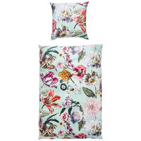 WENDEBETTWÄSCHE FILOU Satin 155/220 cm  - Salbeigrün, KONVENTIONELL, Textil (155/220cm) - Essenza