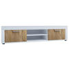 LOWBOARD Usilo  in 160/37/45 cm  - Honigeiche/Weiss, Design, Holzwerkstoff/Kunststoff (160/37/45cm) - MID.YOU