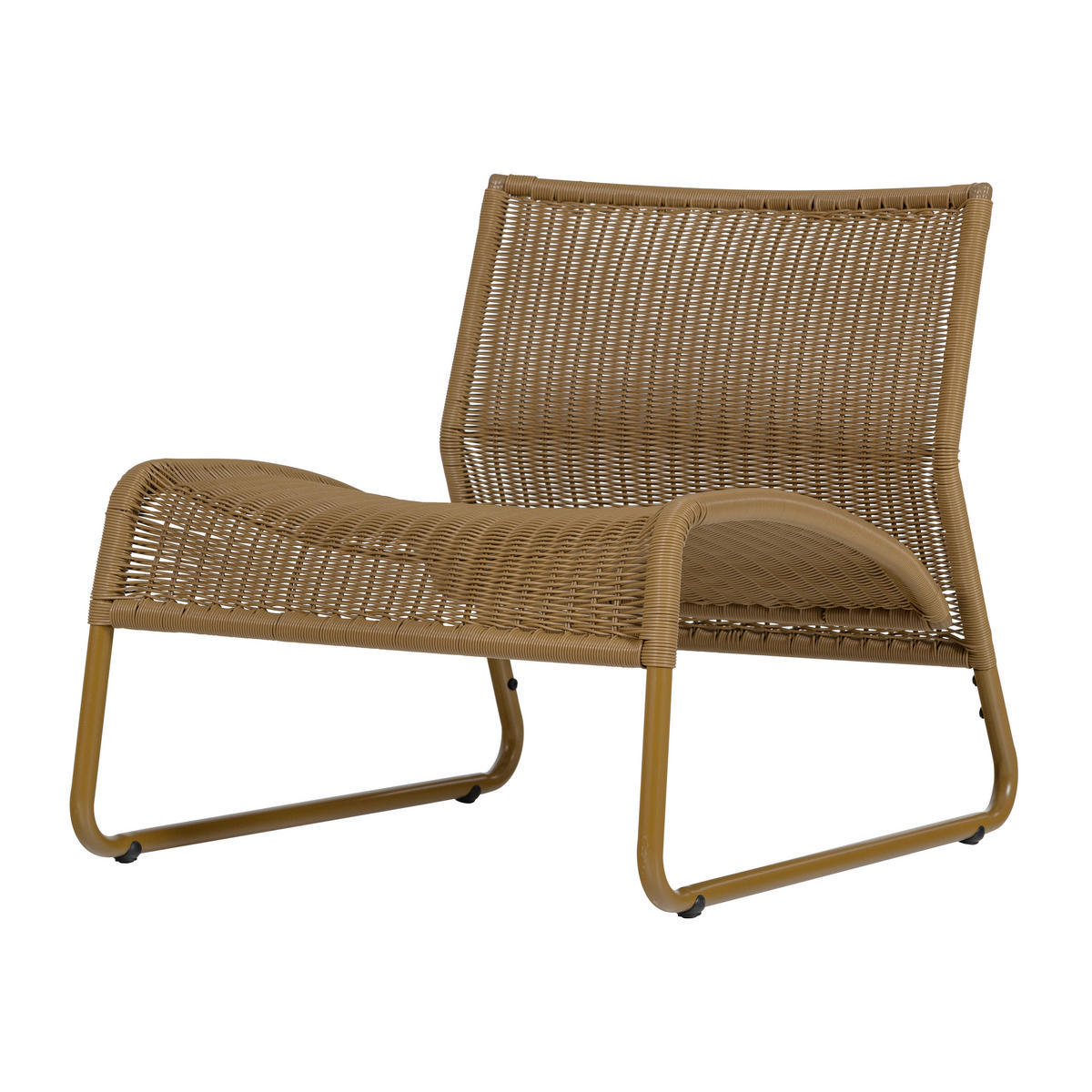 GARTENSESSEL Metall, Kunststoff Honig  - Honig, MODERN, Kunststoff/Metall (78/67/69cm) - Livetastic