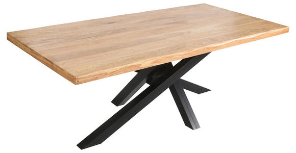 TISCHPLATTE in Holz 200/100/5 cm - Eichefarben, Design, Holz (200/100/5cm) - Landscape