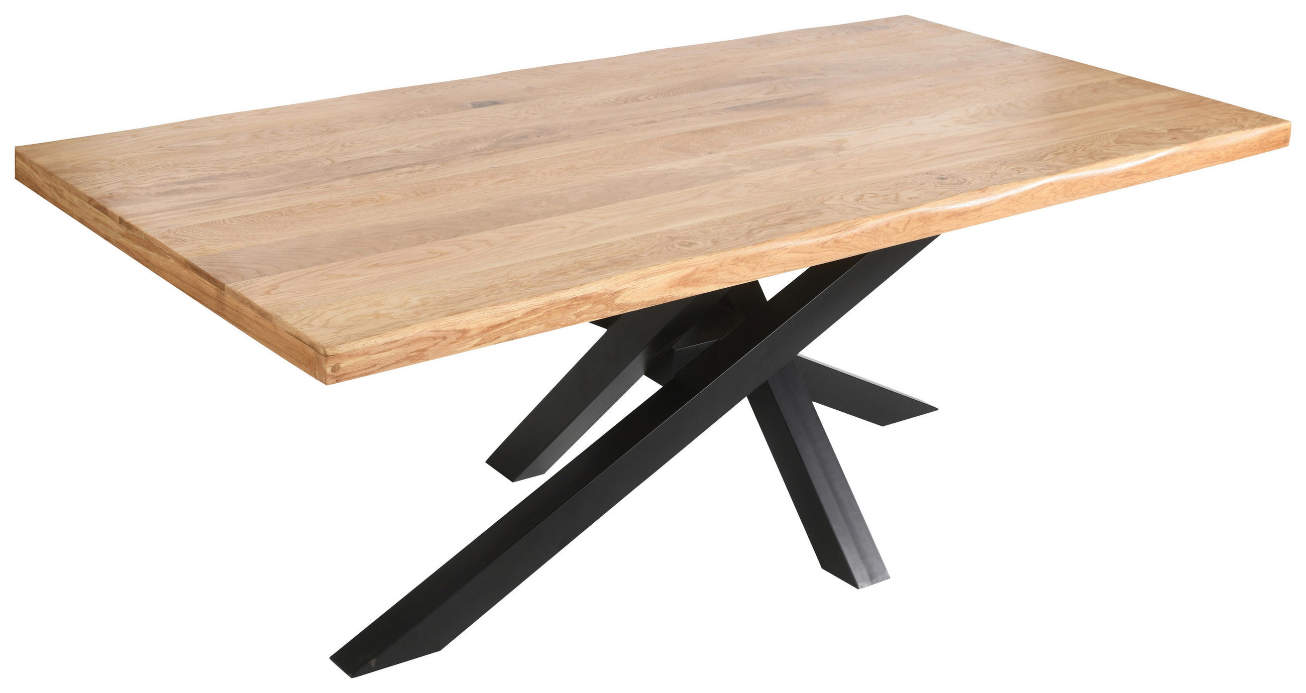 TISCHPLATTE Eiche Eichefarben  - Eichefarben, Design, Holz (220/100/5cm) - Landscape