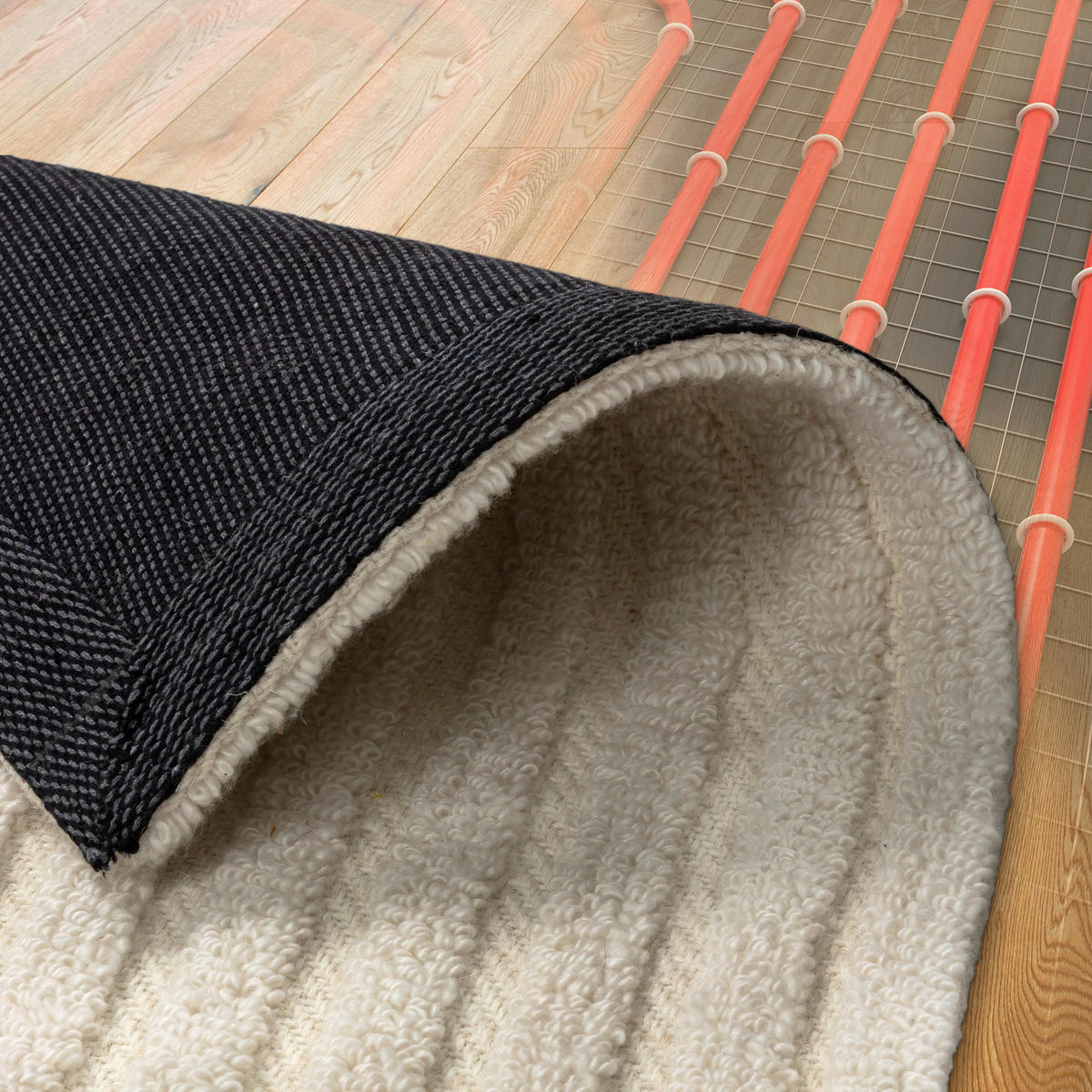 WEBTEPPICH 120/170 cm Jaylin Naturfarben halbrund  - Naturfarben, Basics, Kunststoff/Textil (120/170cm) - Schöner Wohnen