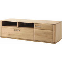 TV-ELEMENT 179/50/51 cm  - Edelstahlfarben/Eichefarben, KONVENTIONELL, Holz/Holzwerkstoff (179/50/51cm) - Novel