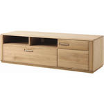 TV-ELEMENT 179/50/51 cm  - Edelstahlfarben/Eichefarben, KONVENTIONELL, Holz/Holzwerkstoff (179/50/51cm) - Novel