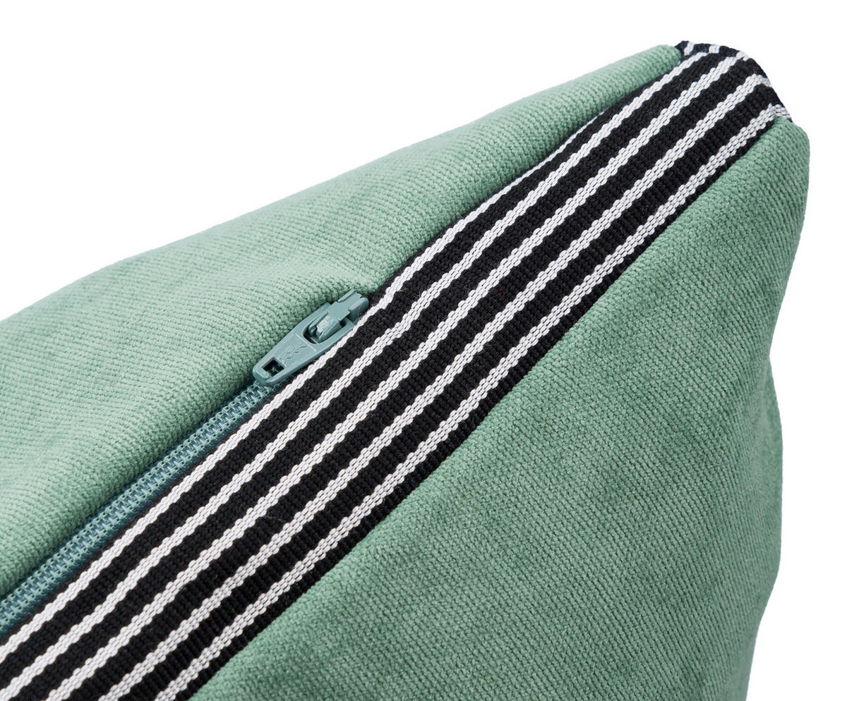 KISSENHÜLLE 50/50 cm  - Salbeigrün, Basics, Textil (50/50cm) - Novel
