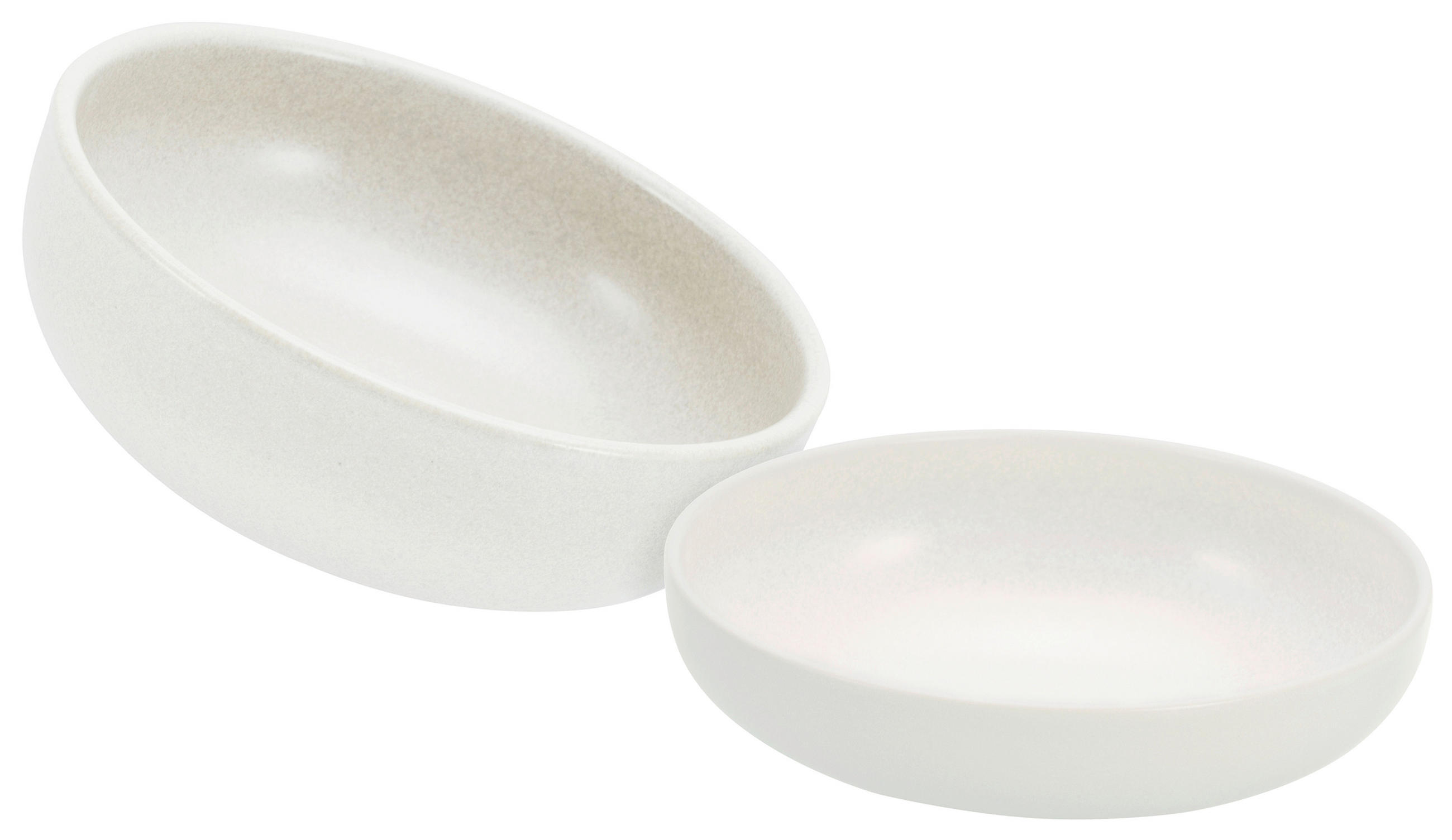 SCHÜSSELSET UNO OFFWHITE 2-teilig  - Weiß, Basics, Keramik - Creatable