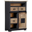 HIGHBOARD in 90/130/45 cm - Anthrazit/Schwarz, LIFESTYLE, Holz/Holzwerkstoff (90/130/45cm) - Landscape