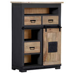 HIGHBOARD  in 90/130/45 cm  - Anthrazit/Schwarz, LIFESTYLE, Holz/Holzwerkstoff (90/130/45cm) - Landscape