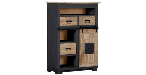 HIGHBOARD in 90/130/45 cm - Anthrazit/Schwarz, LIFESTYLE, Holz/Holzwerkstoff (90/130/45cm) - Landscape