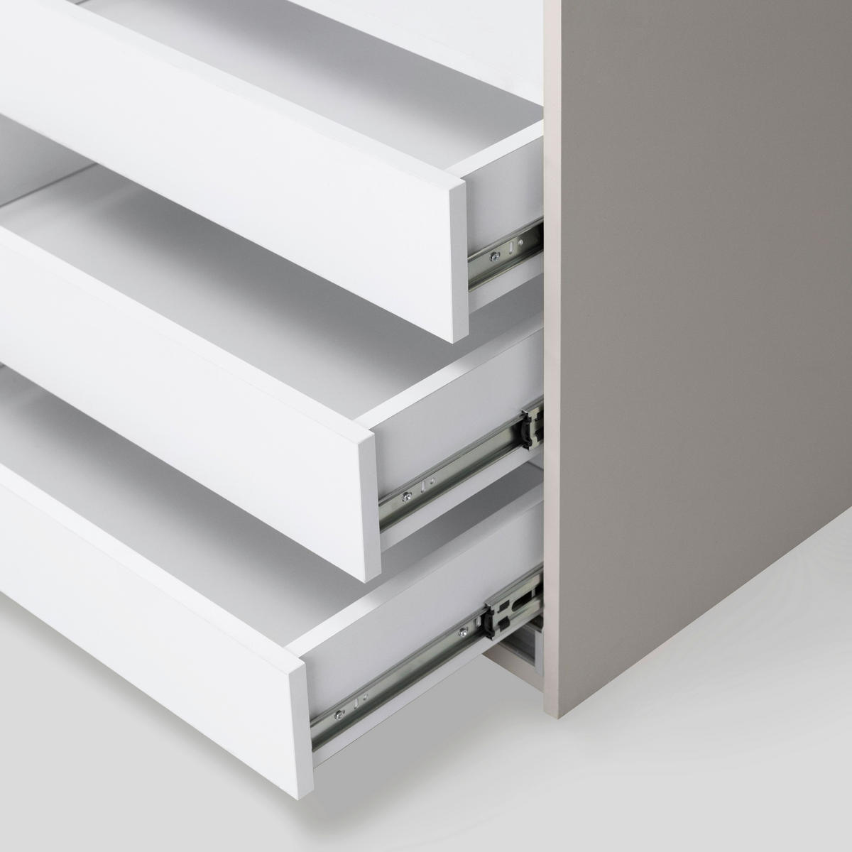 SCHIEBETÜRENSCHRANK 200/211,5/61,5 cm 2-türig Kaschmir  - Kaschmir/Schwarz, MODERN, Holzwerkstoff/Metall (200/211,5/61,5cm) - MID.YOU