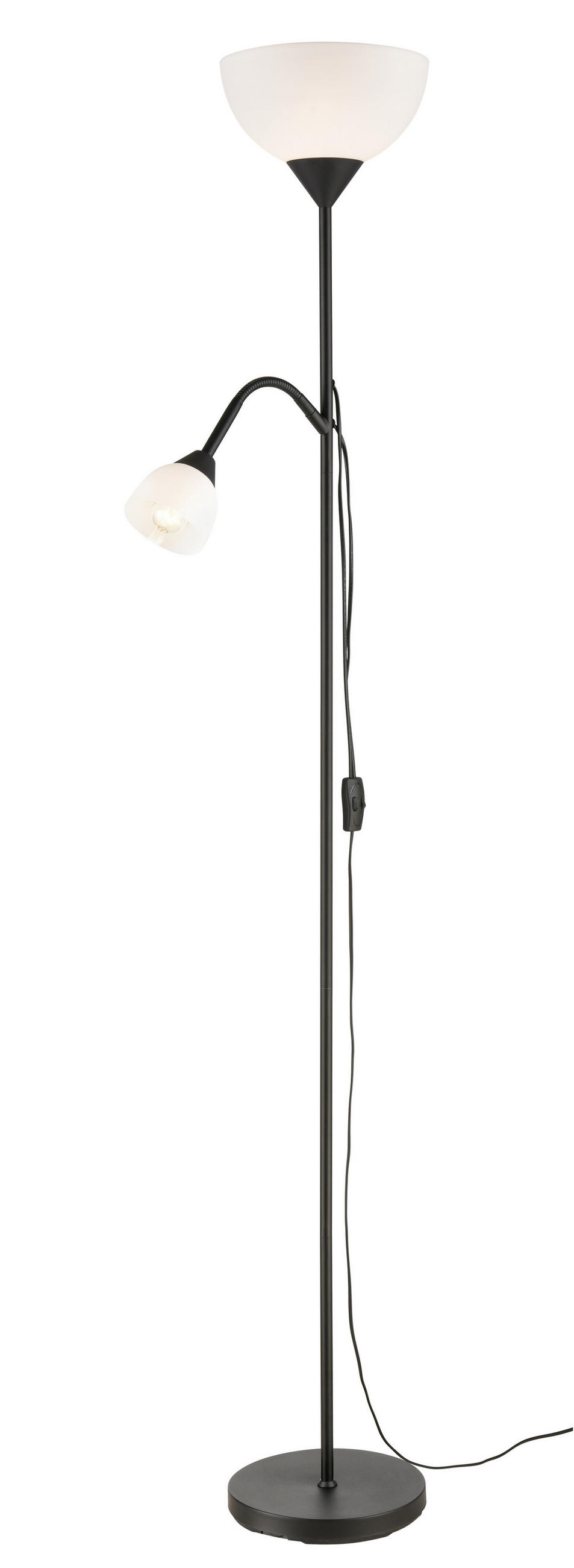 SVJETILJKA PODNA  - crna, Konvencionalno, metal/plastika (25/180cm) - Boxxx