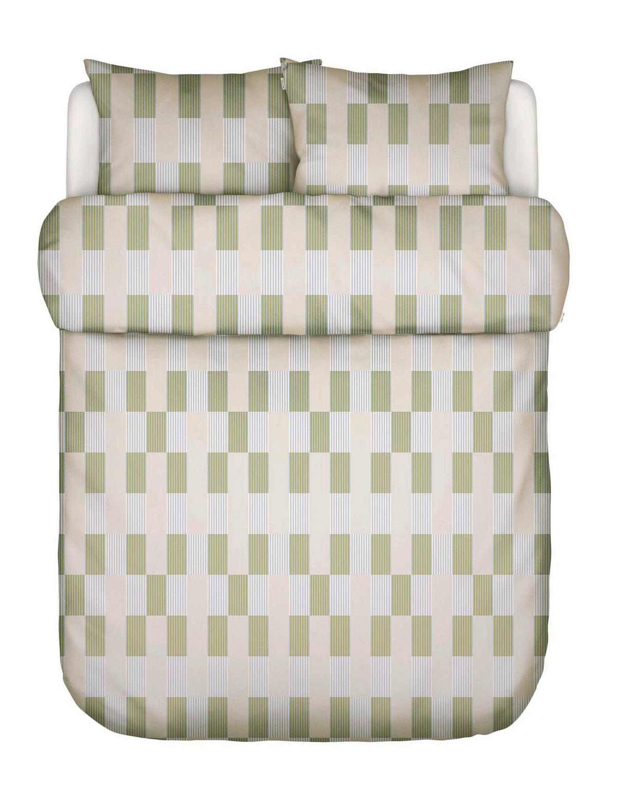 BETTWÄSCHE Sverre Satin 200/220 cm  - Grün, KONVENTIONELL, Textil (200/220cm) - Marc O'Polo