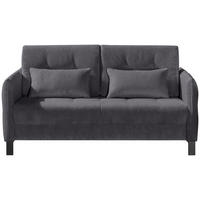 SOFA LEŽAJ crna  - crna, Dizajnerski, tekstil/metal (170/88/110cm) - Novel