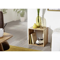 POLC 43,5/43,5/33 cm akáciaszínű  - akáciaszínű, Modern, fa (43,5/43,5/33cm) - MID.YOU