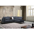 ECKSOFA Anthrazit Samt  - Anthrazit/Schwarz, Design, Textil/Metall (241/200cm) - Carryhome