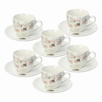 SERVIS ZA ČAJ    - višebojna, Osnovno, keramika (36/17,5/9cm) - Tognana