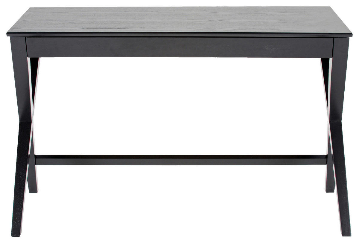 SCHREIBTISCH 120/60/75 cm  in Schwarz  - Schwarz, Trend, Holz/Holzwerkstoff (120/60/75cm) - MID.YOU