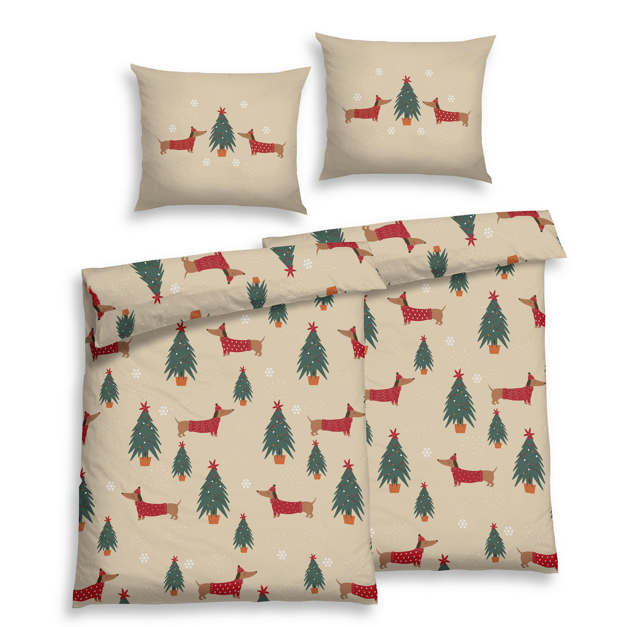 POVLEČENÍ, flanel, béžová, 140/200 cm - béžová, Basics, textil (140/200cm) - Florella