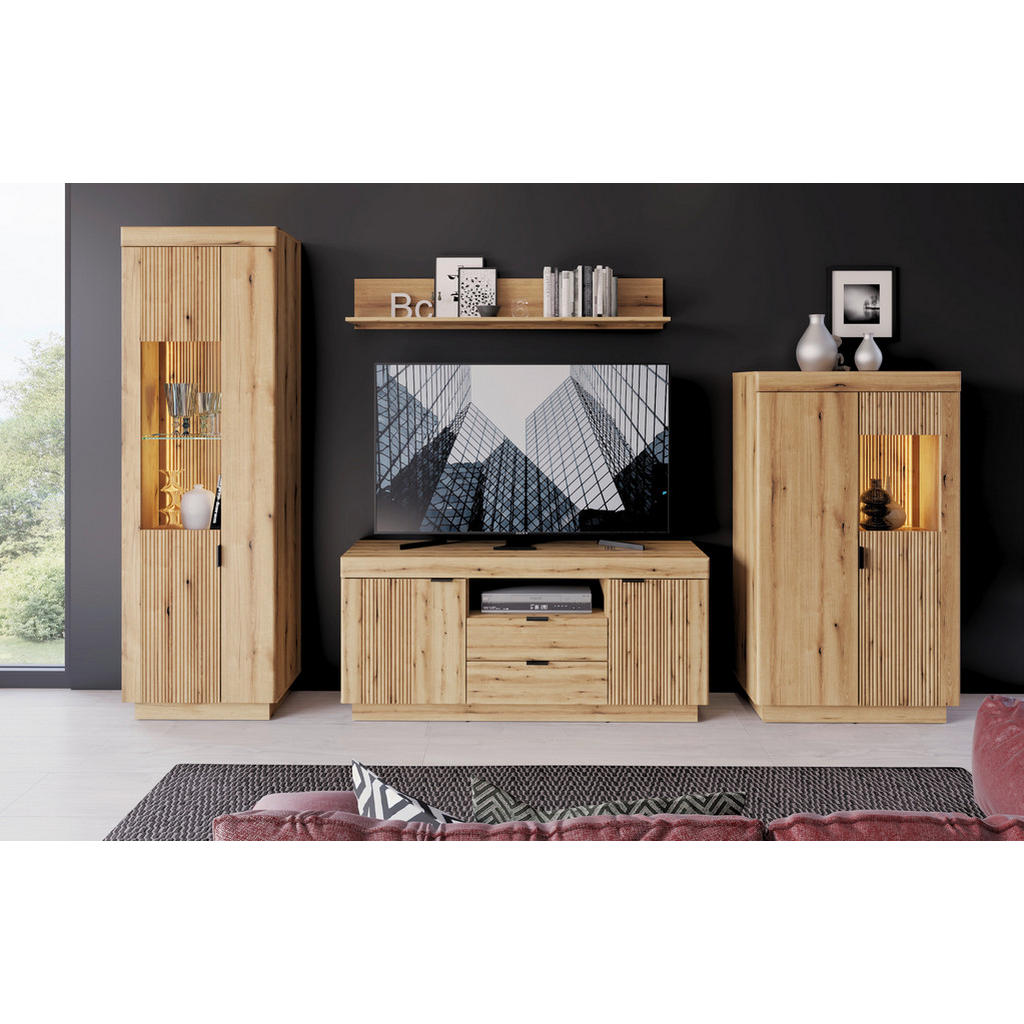 Stapelprogramm Delamar4-Teilig Eichefarben B: 328,5