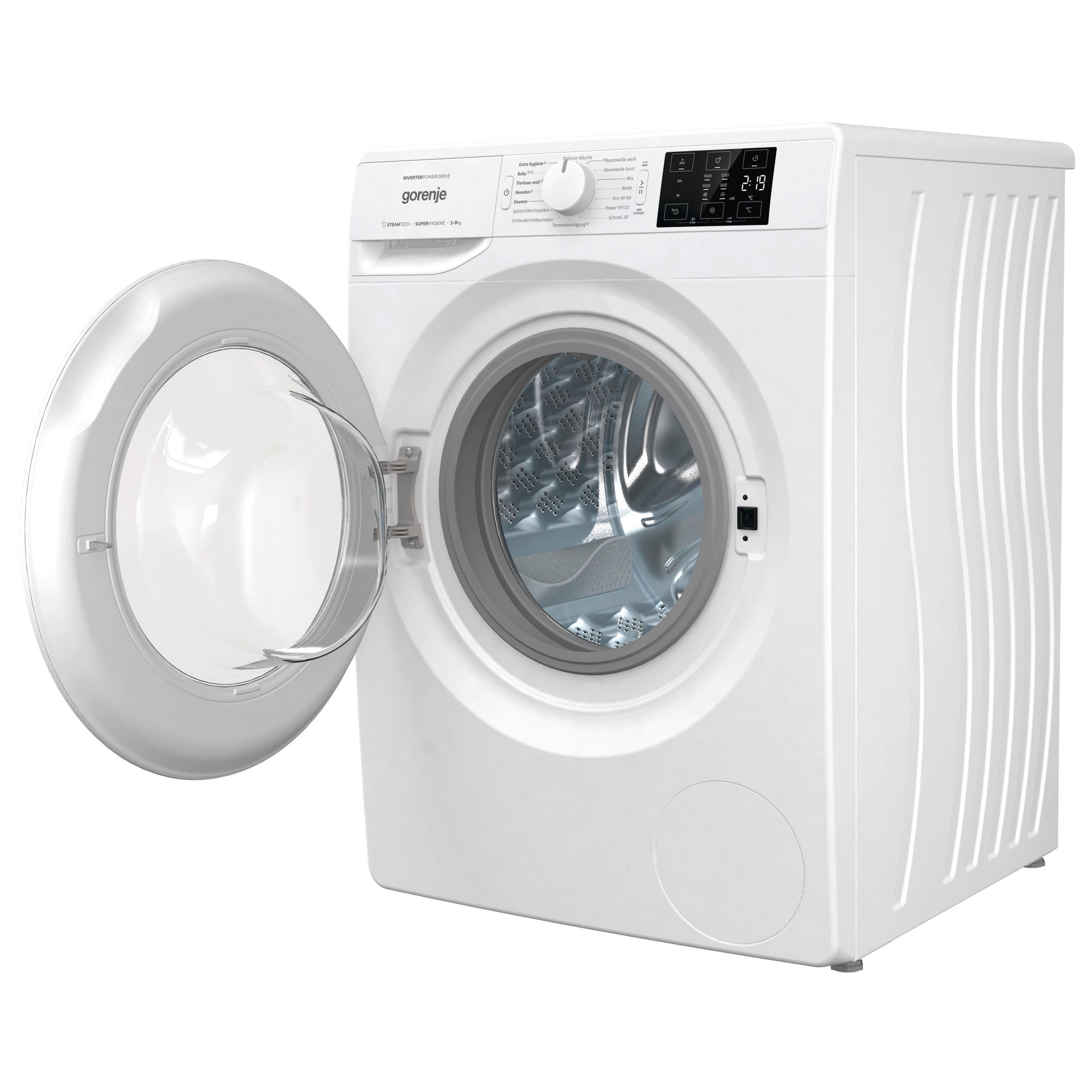 WASCHMASCHINE WNEI96ADPS   - Weiß, Basics, Metall (60/85/61cm) - Gorenje