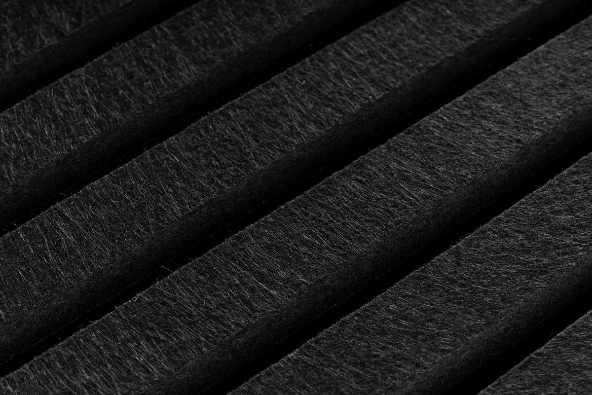 AKUSTIKPANEEL  - Schwarz, Basics, Kunststoff (20/240/1,8cm)