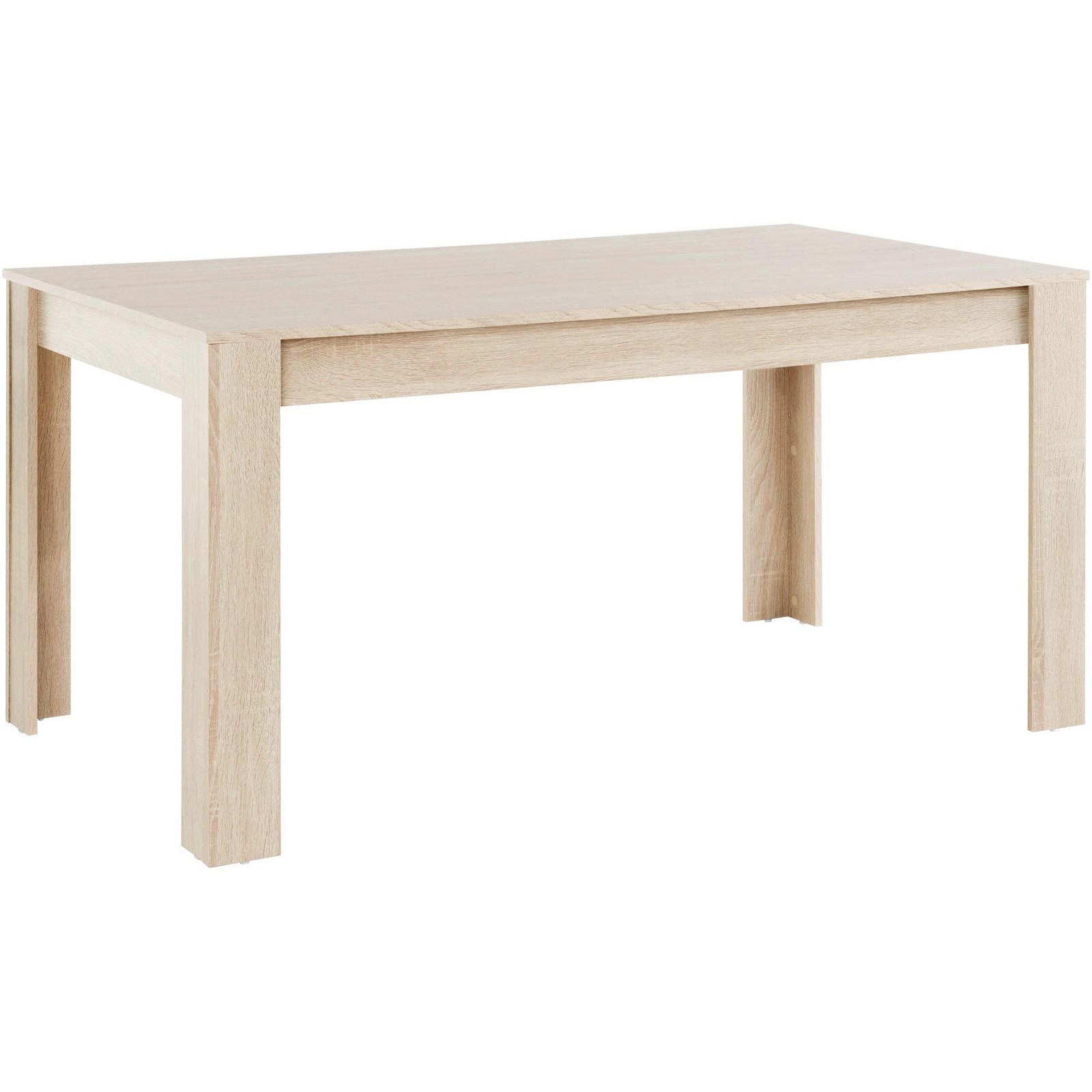 ESSTISCH in Holzwerkstoff 160/75/90 cm   - Eichefarben, Design, Holzwerkstoff (160/75/90cm) - MID.YOU