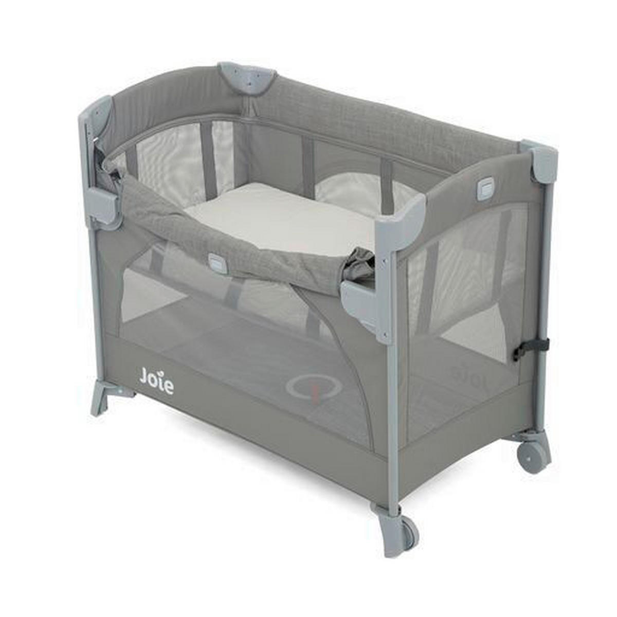 REISEBETT Kubbie Sleep Hellgrau, Dunkelgrau  - Dunkelgrau/Hellgrau, Basics (53,5/81/100cm) - Joie