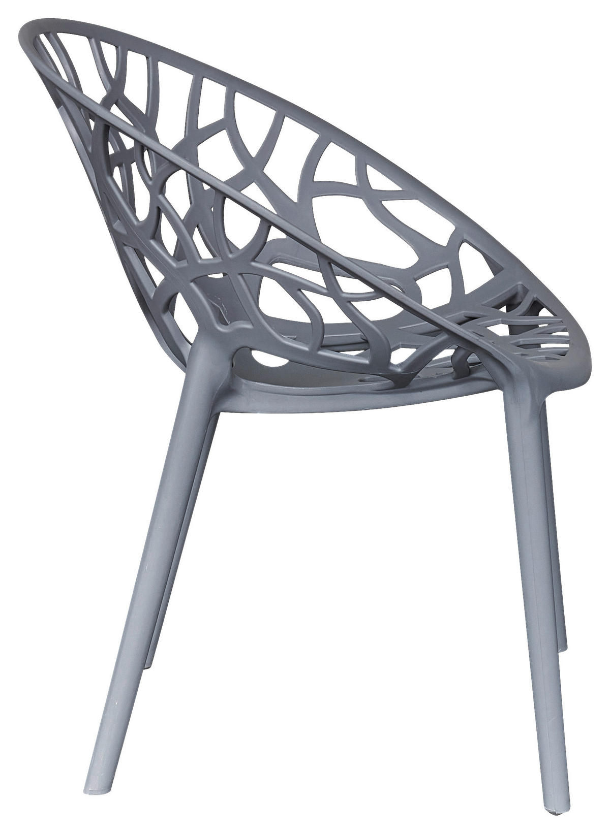 STAPELSTUHL Grau  - Grau, Design, Kunststoff (60,5/79/58cm) - Ambia Garden