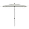 SONNENSCHIRM 250x200 cm Hellgrau  - Silberfarben/Hellgrau, KONVENTIONELL, Textil/Metall (250/200cm) - Glatz