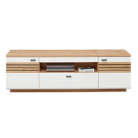 LOWBOARD Fresno  in 254/193/47 cm  - Anthrazit/Schwarz, Design, Glas/Holzwerkstoff (254/193/47cm) - Livetastic