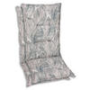 SESSELAUFLAGENSET Blätter  - Beige/Grau, Basics, Textil (50/7/120cm)