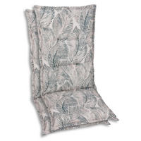 SESSELAUFLAGENSET Blätter  - Beige/Grau, Basics, Textil (50/7/120cm)