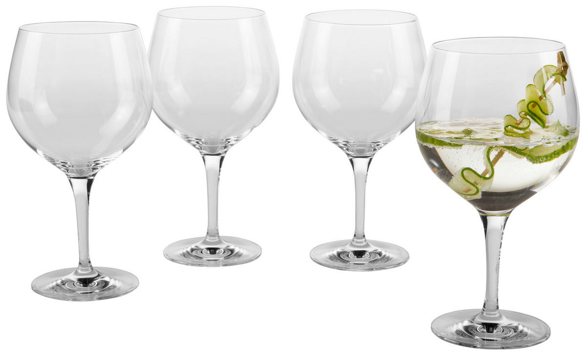 GINGLÄSER-SET 4-TEILIG Summertime  - Transparent, KONVENTIONELL, Glas (10,6/10,6/19,5cm) - Spiegelau