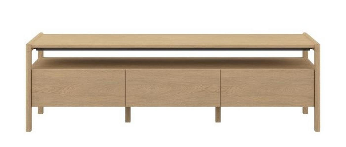 TV-BÄNK  177/53/45 cm 1 låda(or) möbler i samma serie finns att köpa till, stående, finns i olika träslag, finns i olika trädekorer  - ekfärgad, Design, trä (177/53/45cm) - Skovby