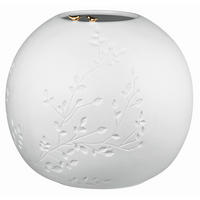 VASE  - Weiss/Goldfarben, Basics, Keramik (25/22,5cm) - Räder