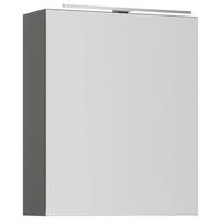 SPIEGELSCHRANK 60/72/21 cm  - Schieferfarben/Alufarben, MODERN, Glas/Holzwerkstoff (60/72/21cm) - Nobilia