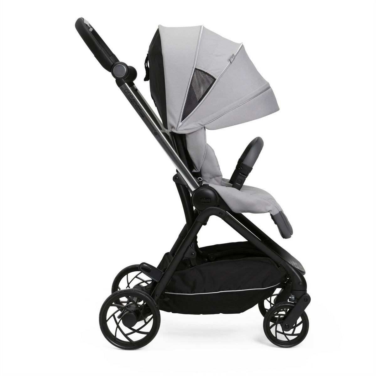 BUGGY One4ever Lounge  - Grau, Basics, Textil/Metall (51/99-109/78cm) - Chicco