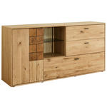 SIDEBOARD Alteiche  173,8/85,3/43,8 cm  - Alteiche/Anthrazit, KONVENTIONELL, Glas/Holz (173,8/85,3/43,8cm) - Linea Natura