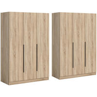 DREHTÜRENSCHRANK  in Sonoma Eiche  - Sonoma Eiche, MODERN, Holzwerkstoff (240/181/52cm) - MID.YOU