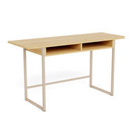 KONSOLENTISCH DARLINGTON Grau, Eichefarben  - Eichefarben/Grau, Design, Holzwerkstoff/Metall (140/40/77cm) - MID.YOU